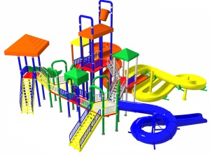 big toys playground 3D Model