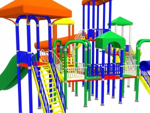 big toys playground 3D Model