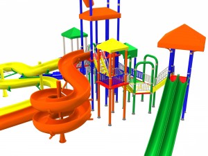 big toys playground 3D Model