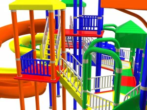 big toys playground 3D Model