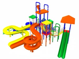 big toys playground 3D Model