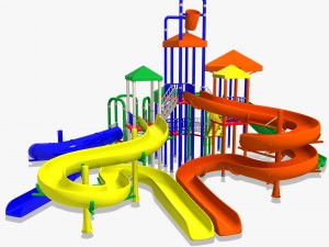 big toys playground 3D Model