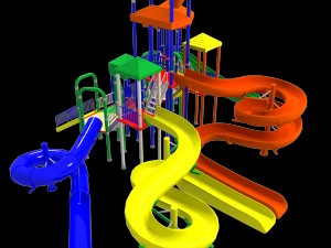 big toys playground 3D Model
