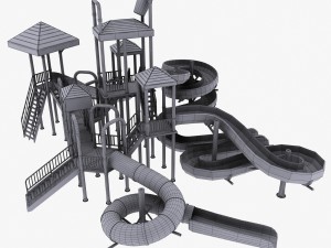 big toys playground 3D Model