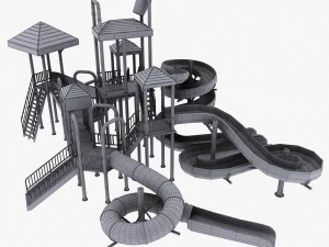 big toys playground 3D Model