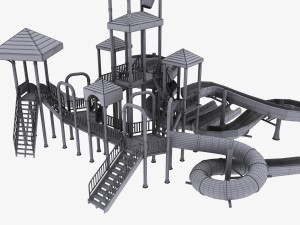 big toys playground 3D Model