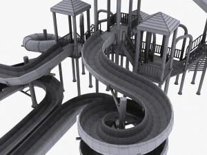 big toys playground 3D Model