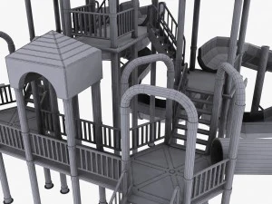 big toys playground 3D Model