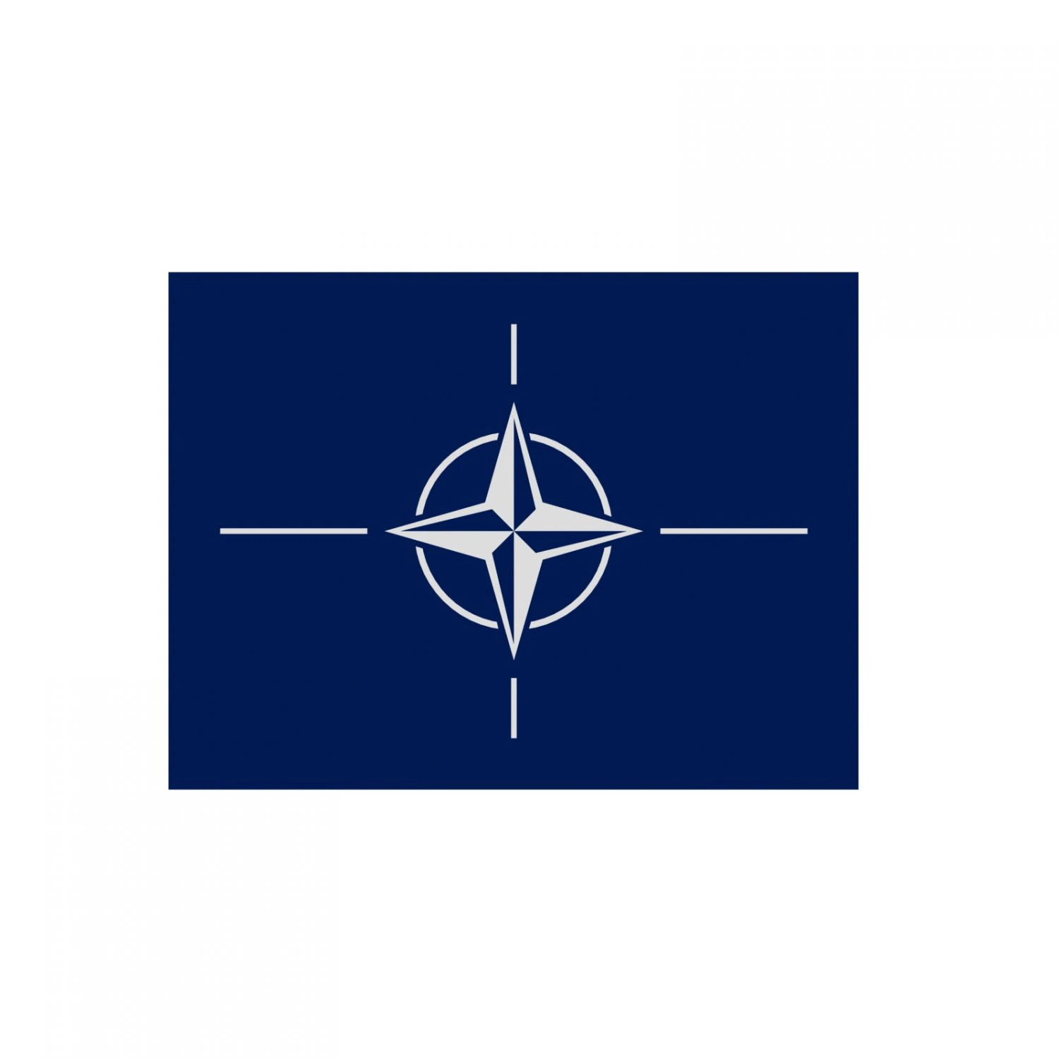 nato flag 3D Model .c4d .max .obj .3ds .fbx .stl .blend