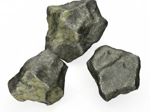 Rock 3 type boulder 3D Model