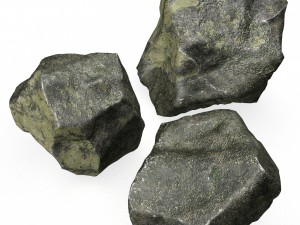 Rock 3 type boulder 3D Model