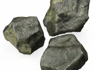 Rock 3 type boulder 3D Model