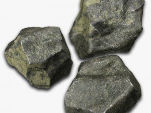 Rock 3 type boulder 3D Model