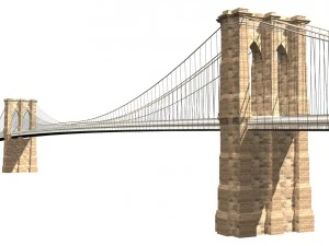 brooklyn bridge 3D Model