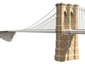 brooklyn bridge 3D Model
