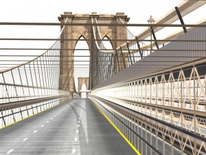brooklyn bridge 3D 모델