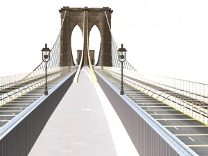 brooklyn bridge 3D Model