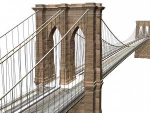 brooklyn bridge 3D 모델