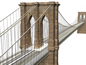 brooklyn bridge 3D Model