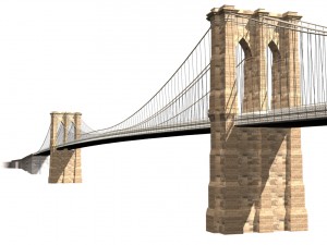 brooklyn bridge 3D 모델