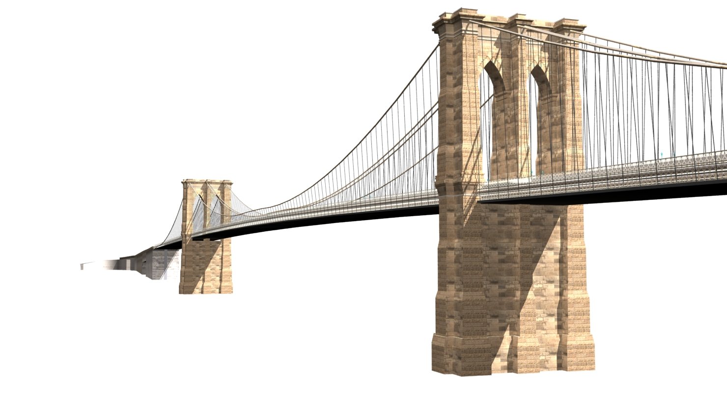 Манхэттенский мост 3d model