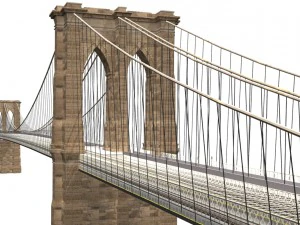 brooklyn bridge 3D Model