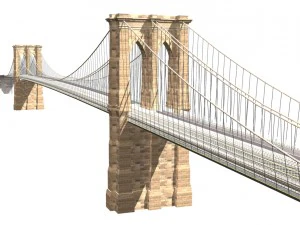 brooklyn bridge 3D Model