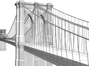 brooklyn bridge 3D Model