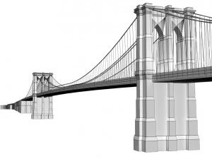 brooklyn bridge 3D Model