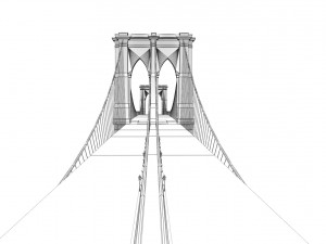 brooklyn bridge 3D 모델
