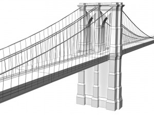 brooklyn bridge 3D 모델