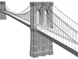 brooklyn bridge 3D 모델