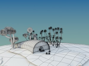 cartoon house 3D मॉडल