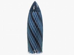 the gherkin 30 st mary axe skyscraper 3D Model