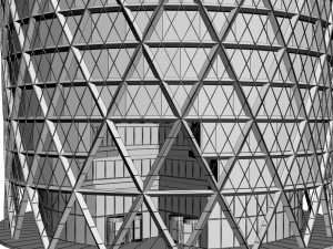 the gherkin 30 st mary axe skyscraper 3Dモデル