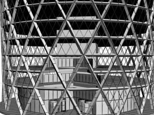 the gherkin 30 st mary axe skyscraper 3D Model
