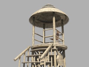 lifeguard tower Model 3D