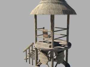lifeguard tower Model 3D