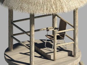 lifeguard tower 3D Model