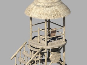 lifeguard tower Model 3D