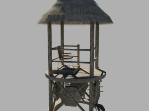 lifeguard tower 3D Model