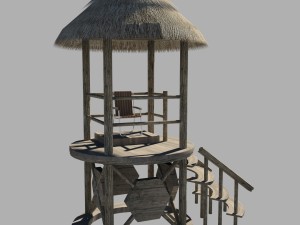 lifeguard tower Model 3D