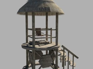 lifeguard tower 3D Model
