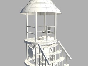 lifeguard tower Model 3D