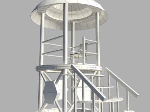 lifeguard tower Model 3D
