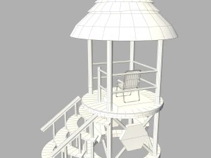 lifeguard tower 3D Model