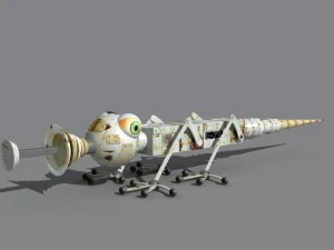 b&ouml;cek robotu 3D Model