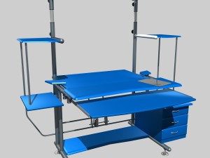computer tabel Modello 3D