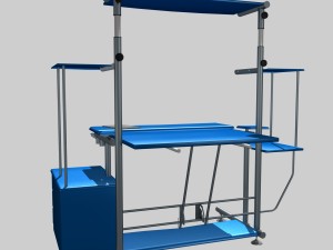 computer tabel Modello 3D