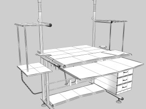 computer tabel Modello 3D